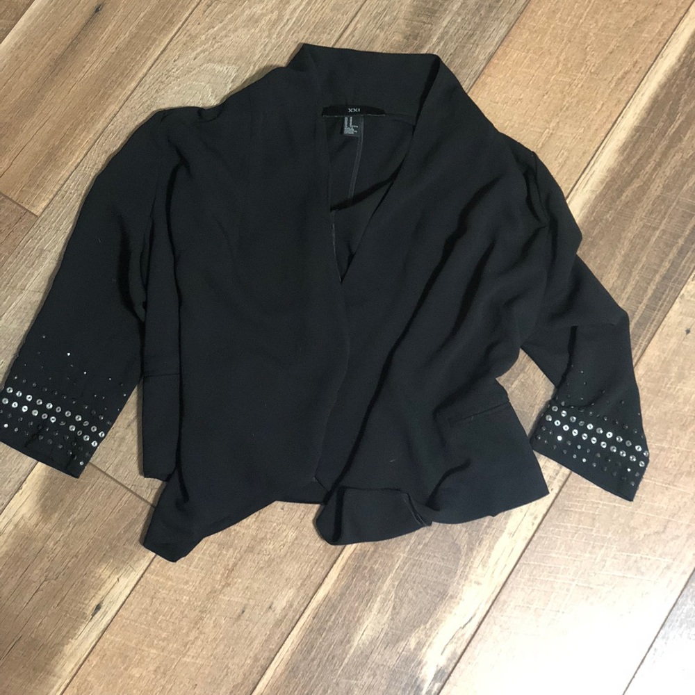 Cardigan blazer